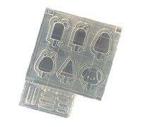 Navna Moules à biscuits flexibles en silicone époxy résistant aux hautes températures pour la pâtisserie à la maison, facile à démouler, moules de cuisson en silicone