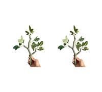 Navna Natural Lookings Lot de 2 plantes artificielles pour reptiles grimpant - Environnement sûr - Terrariums - Paysage d'aquarium