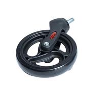 Navna Pièces de rechange pour fauteuil roulant, roue de fauteuil roulant avec fourche avant, roue de rechange solide pour fauteuils roulants, déambulateurs, déambulateurs