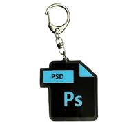 Navna Porte-clés de voiture créatif en acrylique léger avec pendentif pour usage quotidien, étudiants, professionnels, cadeau minimaliste, D, taille unique