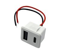Navna Prise de courant USB et de type C pour économiser de l'espace avec une large compatibilité avec divers appareils électroniques double couche prise d'alimentation USB