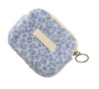 Navna Sac de rangement souple et robuste à motif léopard avec plusieurs fonctions pour cartes, pièces de monnaie et effets personnels