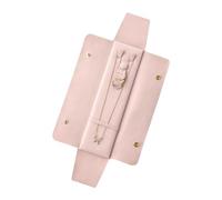 Navna Solution de rangement élégante pour bijoux pour les voyageurs fréquents avec plusieurs sections et organiseurs portables à fermeture