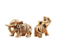 Navna Statues d'éléphant fonctionnelles en laiton intégrant la technologie d'absorption de l'eau pour un meilleur air intérieur dans la décoration Sculpture rétro en laiton humidifiant décoration