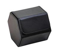 Navna Support de montre de voyage hexagonal européen avec intérieur rembourré pour affichage de bijoux, conteneur de montre rembourré doux