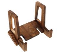 Navna Support de recettes en bois naturel pour comptoir de cuisine, base robuste, support multifonction pour livre de cuisine et organisateur de livres de cuisine