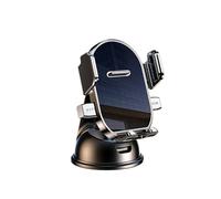 Navna Support de téléphone rotatif à 360 degrés pour voiture sans obstruction - Design ABS - Installation rapide - Compatibilité universelle - Supports de téléphone pour pare-brise de voiture