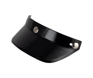 Navna Visière de casque à 3 boutons pression universelle coupe-vent à rabat coupe-vent accessoires de moto pour motos avec visage ouvert visière de casque nettoyant pour lunettes 3 boutons pression