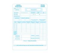 Navneet Youva | Cahier de réponses d'exercice en gujarati | 22 x 28 cm | ligne simple | reliure à broches | 16 pages | Lot de 25