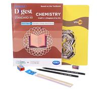Navneet Youva Happiness Combo Kit d'étude de chimie 1 partie 2 (1 Digest + 1 cahier à trois sujets + 2 crayons + 1 taille-crayon + 1 gomme + 1 échelle)