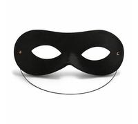 Navoys Masque de super-héros Domino noir - Masque pour les yeux, masque Ninja et voleur, costume d'Halloween, unisexe, taille unique, homme de l'autoroute, bandits, bande élastique