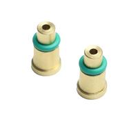 Navrange Lot de 2 adaptateurs de recharge de gaz en laiton pour briquet S.T Dupont Red Caps Ligne1