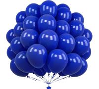 Navy Blue Balloons, 50 Pcs 12 Inch Mette Navy Blue Balloons, Dark Blue Balloons For Men Boys Birthday Party Union Jack Baby Shower Wedding Graduation Decorations