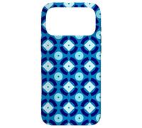 Navy Blue Polka Dots Symmetry Nautical Mediterranean Pattern Coque pour iPhone 17 Pro Max