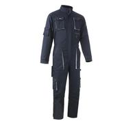 NAVY II Combinaison, marine/gris, 60%CO/40%PES, 245g/m² - COVERGUARD L