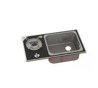 Navy Load Plaque De Cuisson à Gaz En Verre 1.8 Kw Avec évier