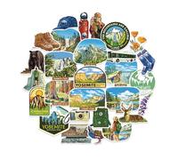 Navy Peony Autocollants du Parc National de Yosemite (28pcs) - Pour scrapbooks, journaux