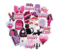 Navy Peony Autocollants gothiques mignons pastels (25pcs) - Pour scrapbooks d’Halloween