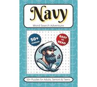Navy Word Search: 50+ Puzzles With Easy to Read Print about X, Y, Z & More | 6x9 inches 110 pages | Gift for Vacations, Holidays, Leisure