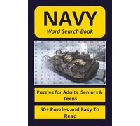 NAVY Word Search Book: Word Searches with Easy to Read Print about the NAVY, Armed Forces, Military and More | 6x9 inches, 110 pages | 50+ Puzzles - Gift for Vacations, Holidays and Free Times