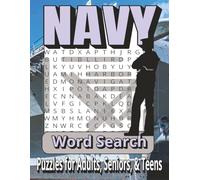 Navy Word Search Puzzle Book: Navy Word Search Puzzles for Seniors, Adults, & Teens | Military, Naval, and Sea-Themed Challenges in Large Print for Relaxing Brain Games