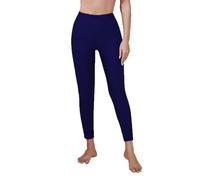 (Navy, XLarge) - Lovache Womens Swimming Long Pants Surfing Snorkelling Tight Swim Leggings Sun Protective
