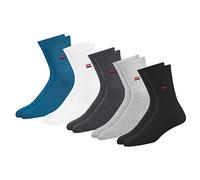 NAVYSPORT Chaussettes Homme 38-42 Sport Hautes Homme Femme - Lot de 5 Paires Socquettes Classiques Unisex Crew Coton Coussin Confort (EU 38 42, Multicolore)