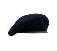 Nawati Béret Militaire américain en Laine Style armée Britannique pour Homme, béret Tendance et Vintage pour Femme, Noir, Taille Unique