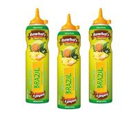 Nawhal’s Sauce Brazil 500 Ml Lot de 3 - Sauce onctueuse et légèrement sucrée, aux saveurs exotiques - Mélange doux de notes fruitées et épicées, idéale pour rehausser tous vos plats.