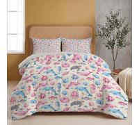 NAWVNMI Couvre-lit 220×240 cm avec Animaux Marins