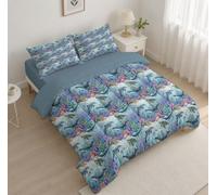 NAWVNMI Couvre-lit 240×260 cm avec Animaux Marins