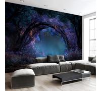 NAWVNMI Papier Peint Panoramique 3D, Magie Forêt - Autocollant Mural pour Salon Chambre À Coucher Couloir, Atmosphère Mystérieuse Poster Geant Murale 250 x 175cm