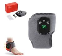 Naxir Foot Revive Massager, Triple Massage & 3D Heating Technology with 3 Vibration Modes, 5 Heat Level, Heated Ankle Wrap, for Achilles Tendinitis and Plantar Fasciitis for Foot Relaxation (1pcs)