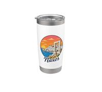 Naxos Grèce Souvenir/Naxos Gobelet isotherme en acier inoxydable double paroi