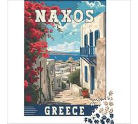 Naxos in Greece Puzzle 1000 pièces | puzzle pour une pause d'étude une activité rafraîchissante pour les étudiants entre deux séances de révision à la maison