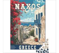 Naxos in Greece Puzzle 1000 pièces | puzzle pour une soirée jeux une activité amusante à ajouter à votre soirée jeux habituelle à la maison le soir38x52cm