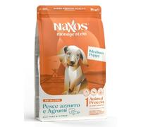 NAXOS Puppy Medium Poisson et agrumes 3 kg Monoprotéine au poisson pour chiots de 2 à 12 mois (format 3 kg)