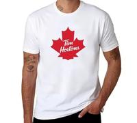 NAXVBEOD Tim Hortons Canada T-Shirt White t Shirts Cute Clothes t Shirts White S