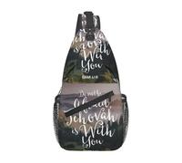 N'Ayez Pas Peur, Jéhovah Est avec Vous. Femme Homme Sling Bag Léger Sacs D'Epaule Pratique Sac À Bandoulière pour Sport Travail Usage Quotidien Extérieur