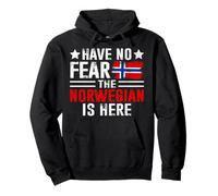 N'ayez Pas Peur, Le Norvégien est là | Funny Norway Heritage Sweat à Capuche