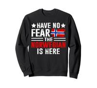 N'ayez Pas Peur, Le Norvégien est là | Funny Norway Heritage Sweatshirt