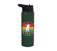 N'ayez pas peur que le Tuba Player soit là Tuba Stainless Steel Insulated Water Bottle
