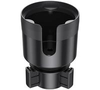 Nayubo Adaptateur d'extension de Porte-gobelet de Voiture pour Hydro Flask, Yeti, Nalgene 32/40 oz Convient aux Grandes Bouteilles et Tasses Prolongateur de Porte-Boissons (Noir)
