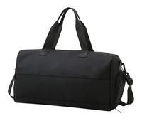 Nayubo Sac de Sport pour Hommes Sac de Sport pour Femmes avec Compartiment à Chaussures Sac de Transport Étanche Sac de Voyage de Grande Capacité pour la Natation de Fitness (Noir)