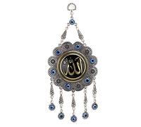 Nazar Boncuk Amulette Pendentif en Verre Bleu, Protection Maison, Décor Mural Porte-Bonheur, Mauvais Œil Turc
