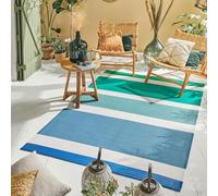 Nazar Tapis Extérieur Jardin et Terrasse, Tapis de Balcon et Camping, Léger et Reversible (1744 Vert, 120x160 cm)