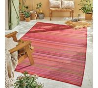 Nazar Tapis Extérieur pour Jardin, Balcon, Terrasse, Camping - Outdoor Leger Reversible (1746 Violet, 120x160 cm)