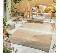 Nazar Tapis Extérieur pour Jardin, Terrasse, Balcon et Camping - Léger et Réversible (1744 Beige, 120x160 cm)