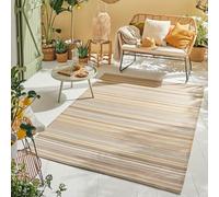 Nazar Tapis Extérieur pour Jardin, Terrasse, Balcon et Camping - Léger et Réversible (1746 Beige, 120x160 cm)