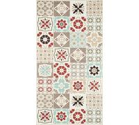 Nazar Tapis Rectangulaire Motifs Carreaux de Ciment, 80 X 150cm, Multicolore
